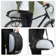 Wozinsky Bicycle Bag για σχάρα με λουράκι ώμου και θήκη για μπουκάλι 13L (WBB1BK)