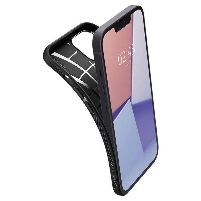 Spigen® Liquid Air™ ACS03315 Case (iPhone 13 Mini) matte black