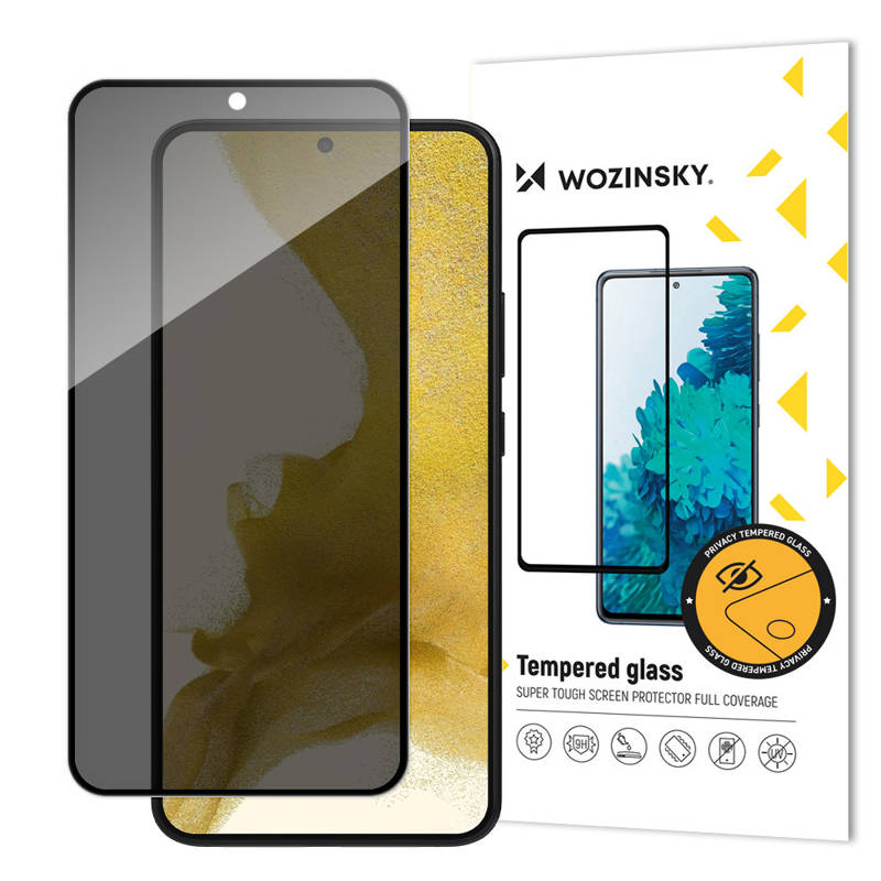 Wozinsky Anti Spy Full Face Privacy Tempered Glass (Samsung Galaxy S22)