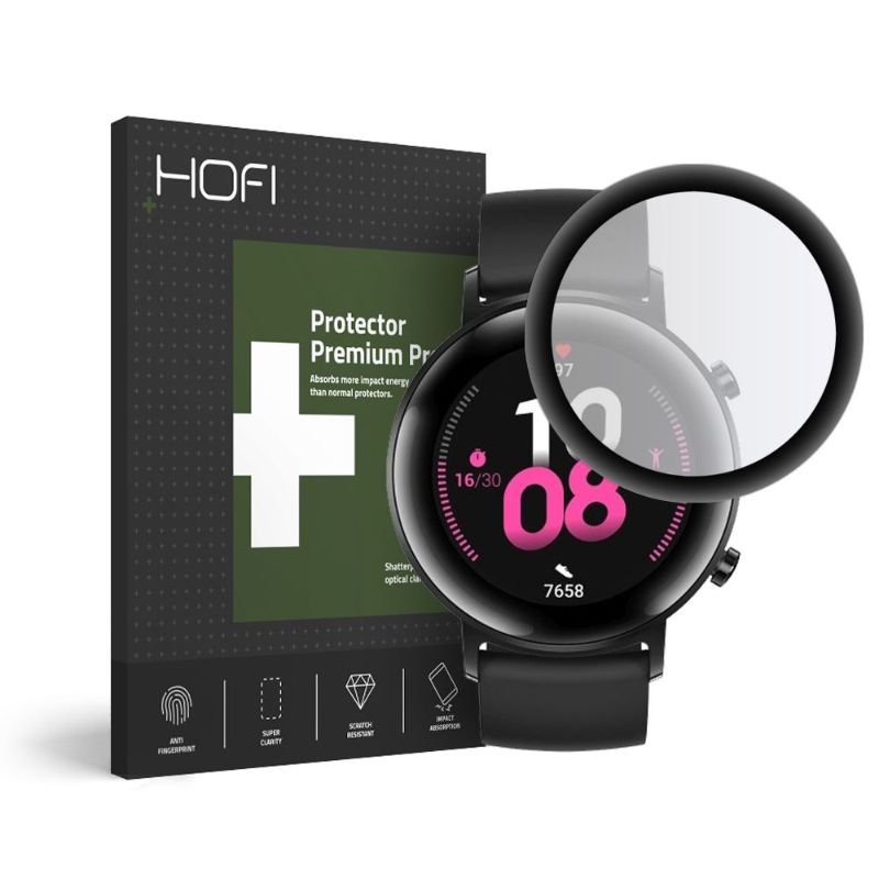Hofi Hybrid Tempered Glass (Huawei Watch GT 2) (42MM) black