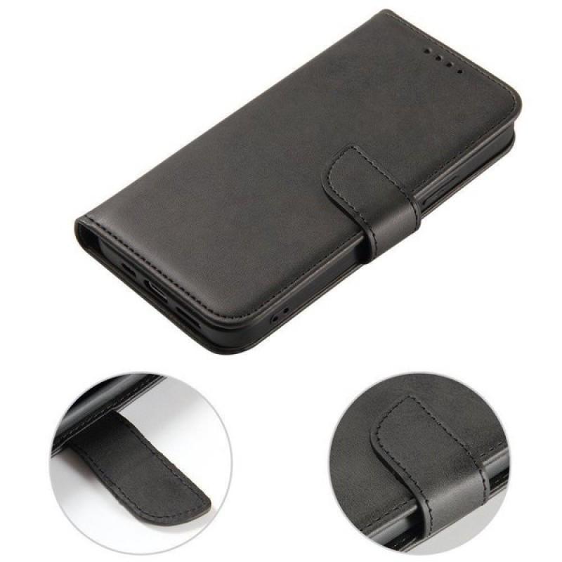 Magnet Fancy Wallet Case (iPhone 15 Pro) black