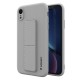 Wozinsky Kickstand Flexible Back Cover Case (iPhone XR) grey