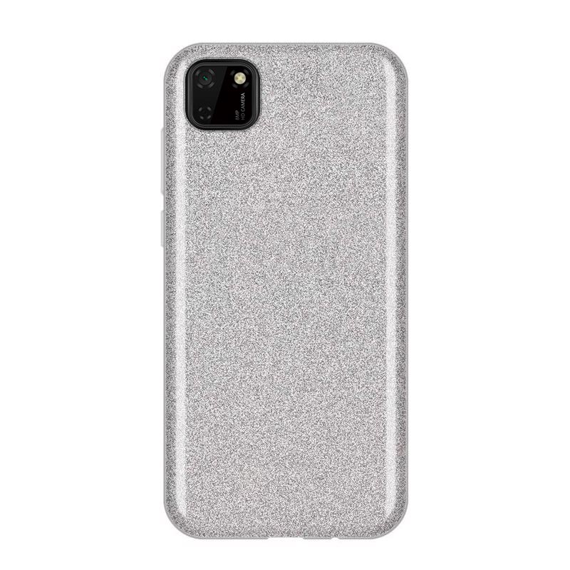 Glitter Shine Case Back Cover (Huawei Y5p) silver