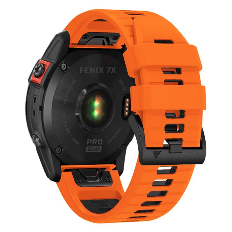 Tech-Protect IconBand Pro Λουράκι (Garmin Fenix 3/3HR - 5X/5X Plus - 6X/6X Pro - 7X) orange-black