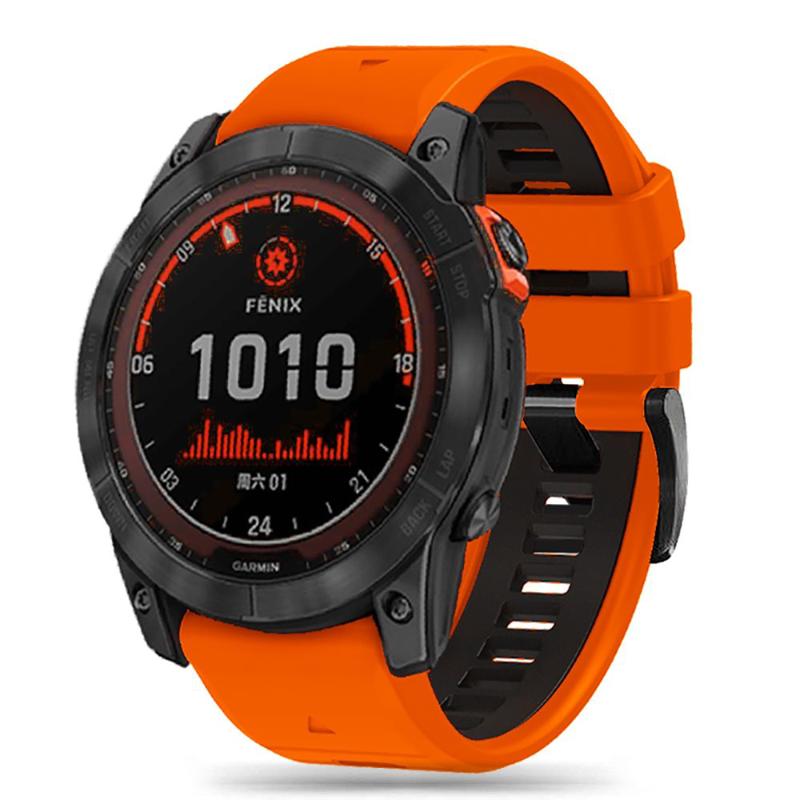 Tech-Protect IconBand Pro Λουράκι (Garmin Fenix 3/3HR - 5X/5X Plus - 6X/6X Pro - 7X) orange-black