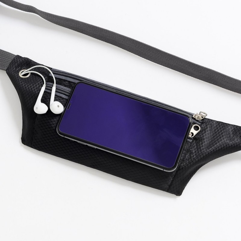 Running Belt Canvas with Headphone Cutout (black)