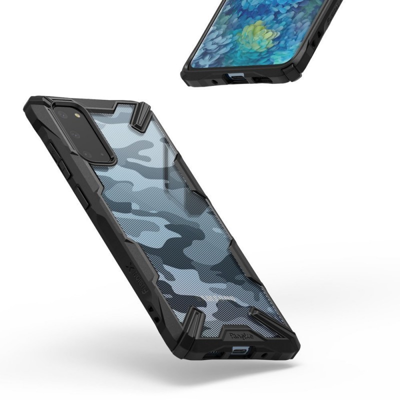 Ringke Fusion-X Back Case (Samsung Galaxy S20) camo black (XDSG0025)