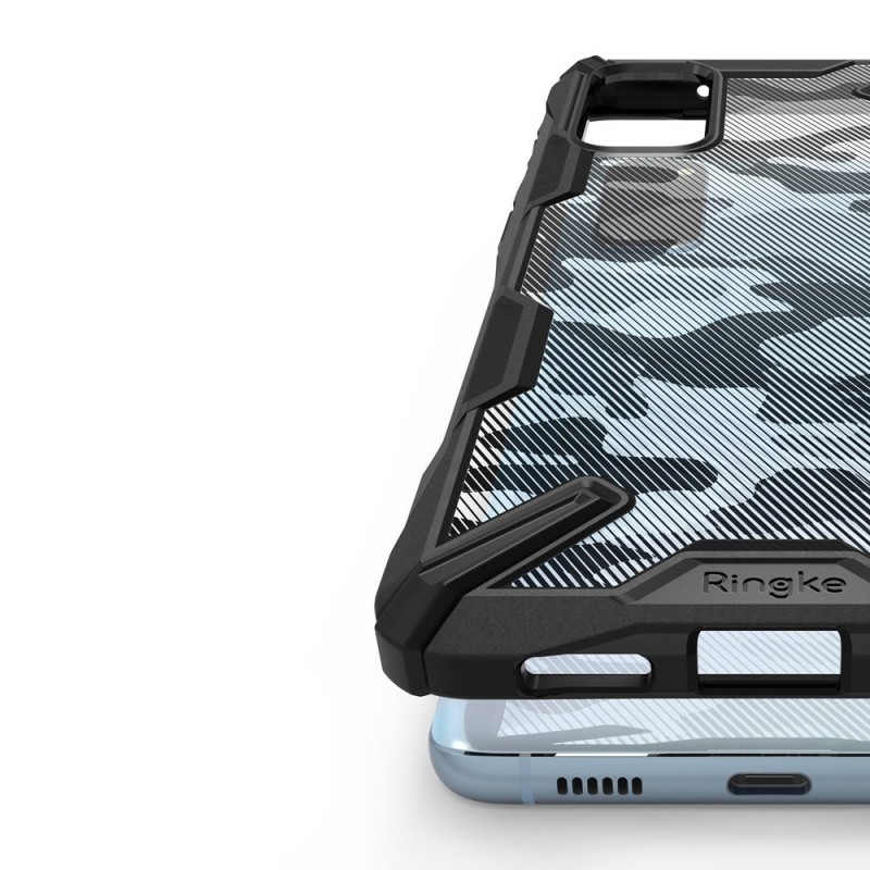 Ringke Fusion-X Back Case (Samsung Galaxy S20) camo black (XDSG0025)