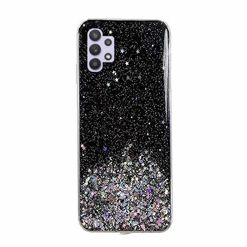 Wozinsky Star Glitter Shining Cover (Samsung Galaxy A32 5G) black