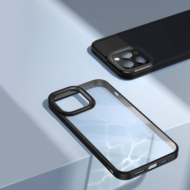 Baseus Crystal Phone Case Armor Case (iPhone 13 Pro) (ARJT000101) black