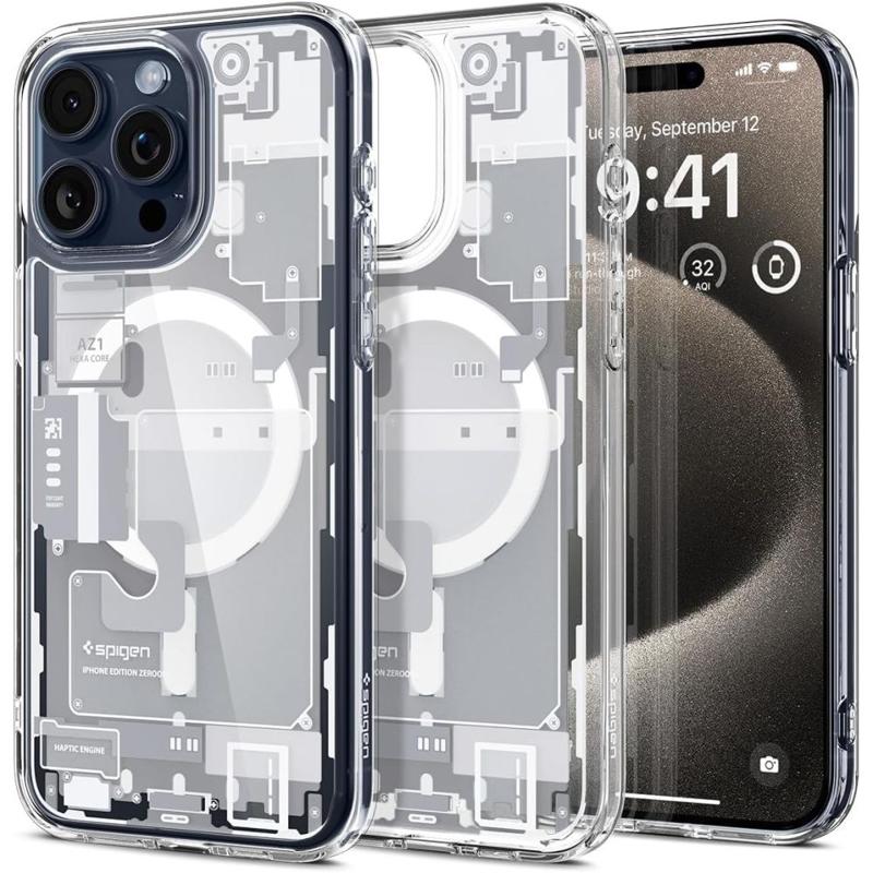 Spigen® Ultra Hybrid Zero One (MagFit) Case (iPhone 15 Pro) white