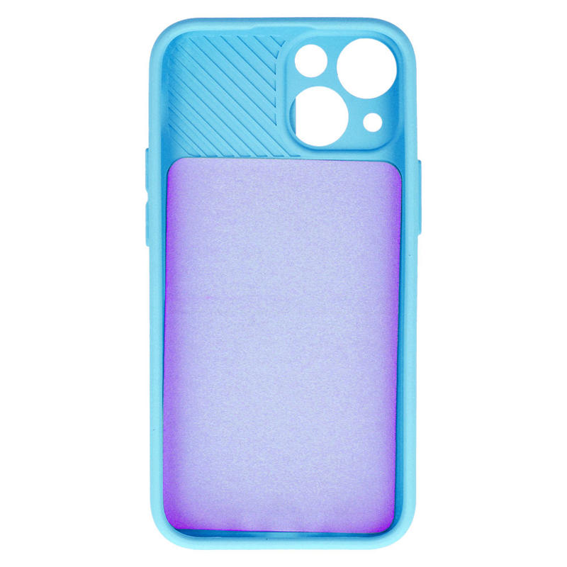 Camshield Soft Case Back Cover (iPhone 14 Pro) light-blue