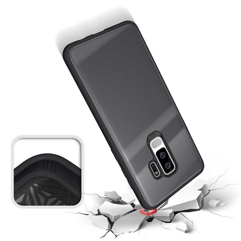 Tempered Glass Case Back Cover (Samsung Galaxy S20 Plus) black