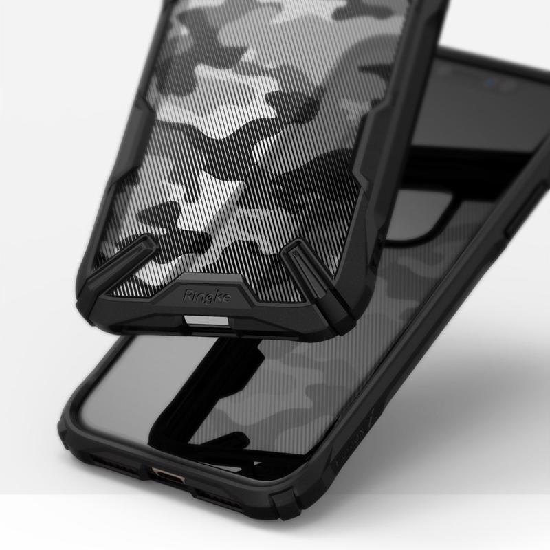 Ringke Fusion-X Camo Back Case (iPhone 11) camo black (XDAP0003)