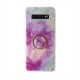 Marble Ring Case Back Cover (Samsung Galaxy S10 Plus) purple