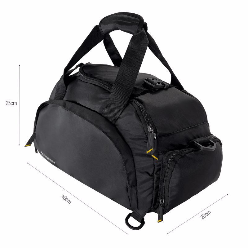 Wozinsky Sport Backpack Σακ Βουαγιάζ (40x20x25cm Plane) (WSB-B01) black