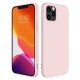 Silicone Soft Case Back Cover (iPhone 12 Mini) pink