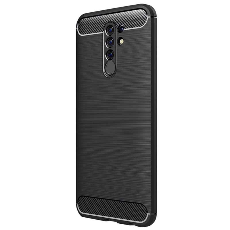 Carbon Case Back Cover (Xiaomi Redmi 9) black