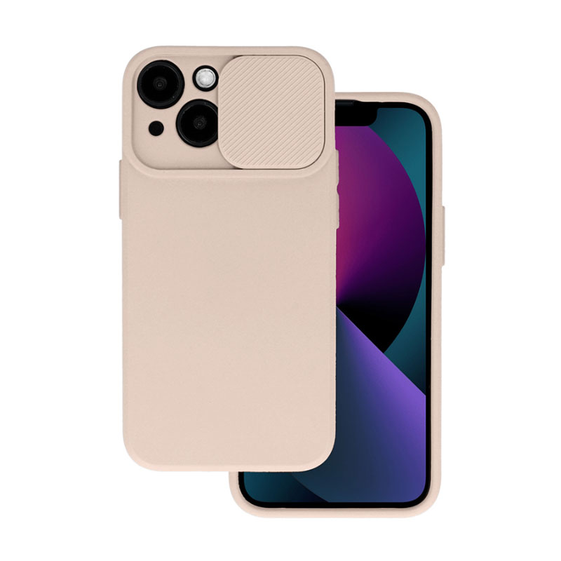 Camshield Soft Case Back Cover (iPhone 13) beige