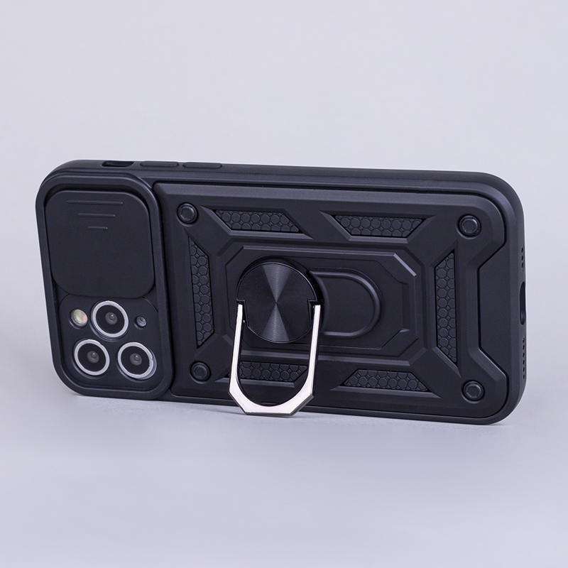 Slide Camera Armor Back Cover Case (Xiaomi Redmi A2 / A1) black