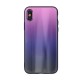 Aurora Glass Case Back Cover (Samsung Galaxy A10) pink-black