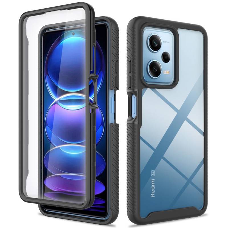 Tech-Protect Defense 360 Case + Glass (Xiaomi Poco X5 Pro 5G / Redmi Note 12 Pro 5G) black