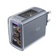 Acefast A45 GaN Wall Charger 65W (1xUSB, 2xType-C) gray