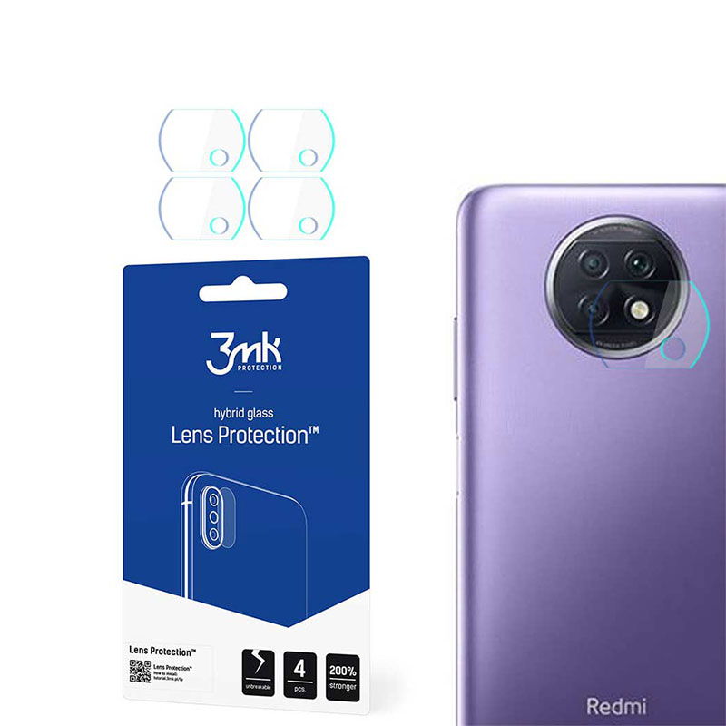 3MK Flexible Camera Lens Protector (Xiaomi Redmi Note 9T) 4 pcs set