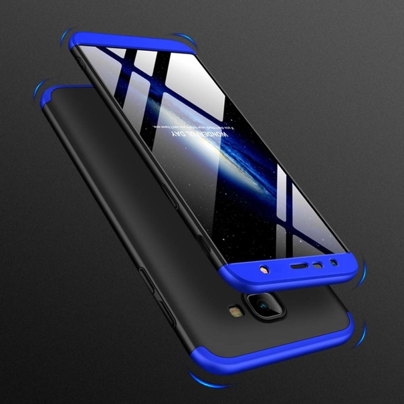 GKK 360 Full Body Cover (Samsung Galaxy J4 Plus) black-blue
