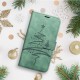 Christmas Mezzo Book Cover (Samsung Galaxy A21s) tree-green
