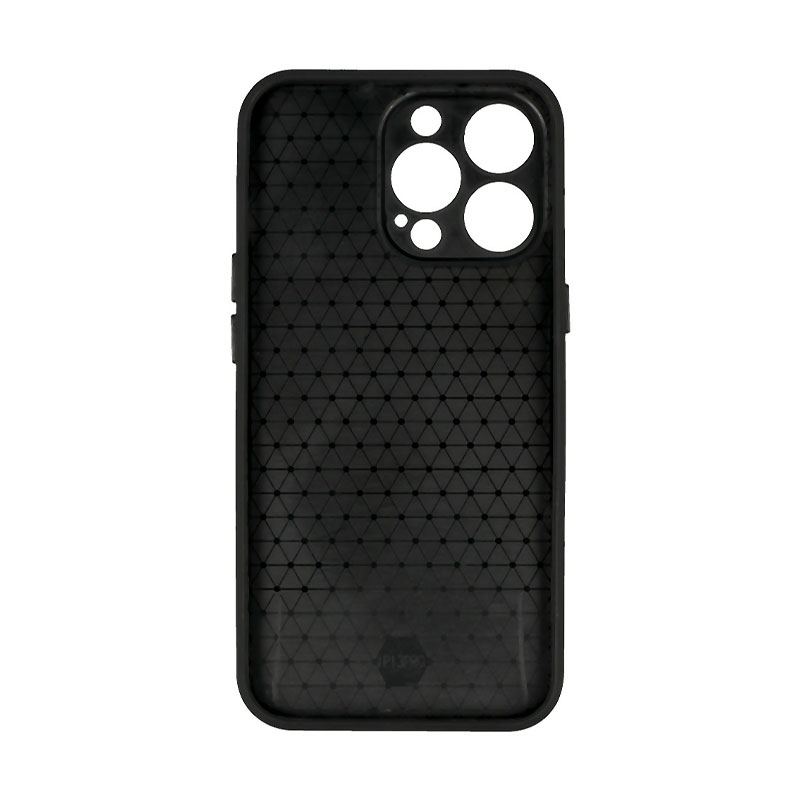 Puffer Eco Leather Back Cover Case (Xiaomi Redmi 9A / AT) design 2 black