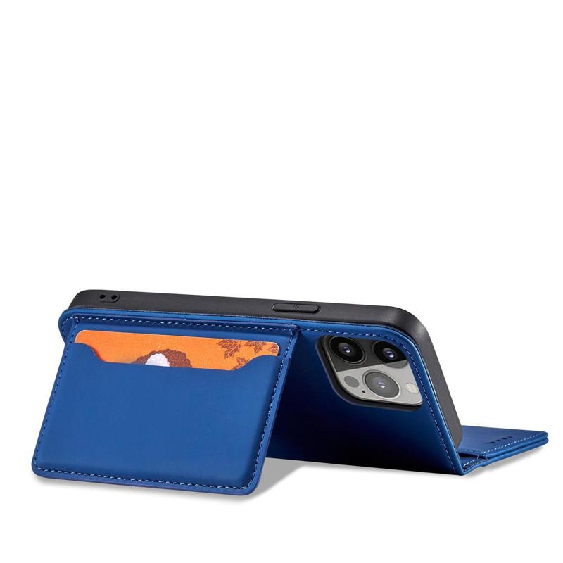 Wallet Card Holder Book Case (Samsung Galaxy S22 Ultra) blue