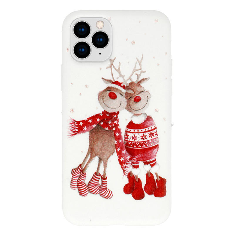 Christmas Back Cover Case (iPhone 13 Pro) design 1 white