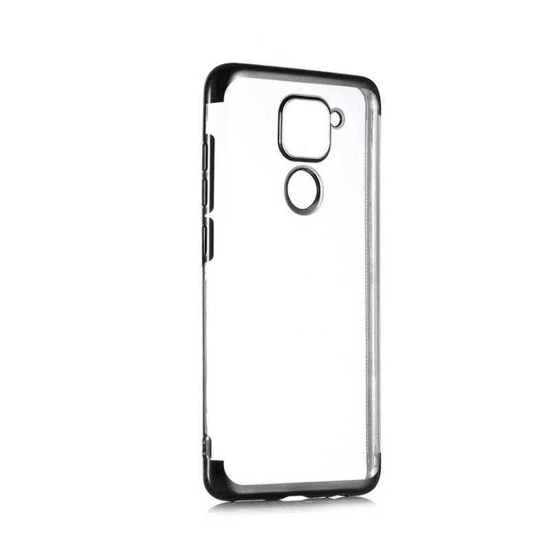 Clear Electroplating Case Back Cover (Xiaomi Redmi Note 9) black