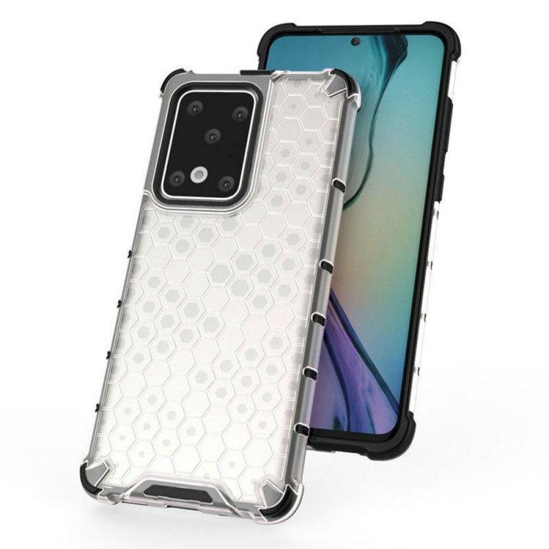 Honeycomb Armor Shell Case (Samsung Galaxy S20 Plus) clear