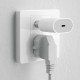 Dudao Wall Charger Type-C + Lightning PD Cable 20W (A8SEU) white