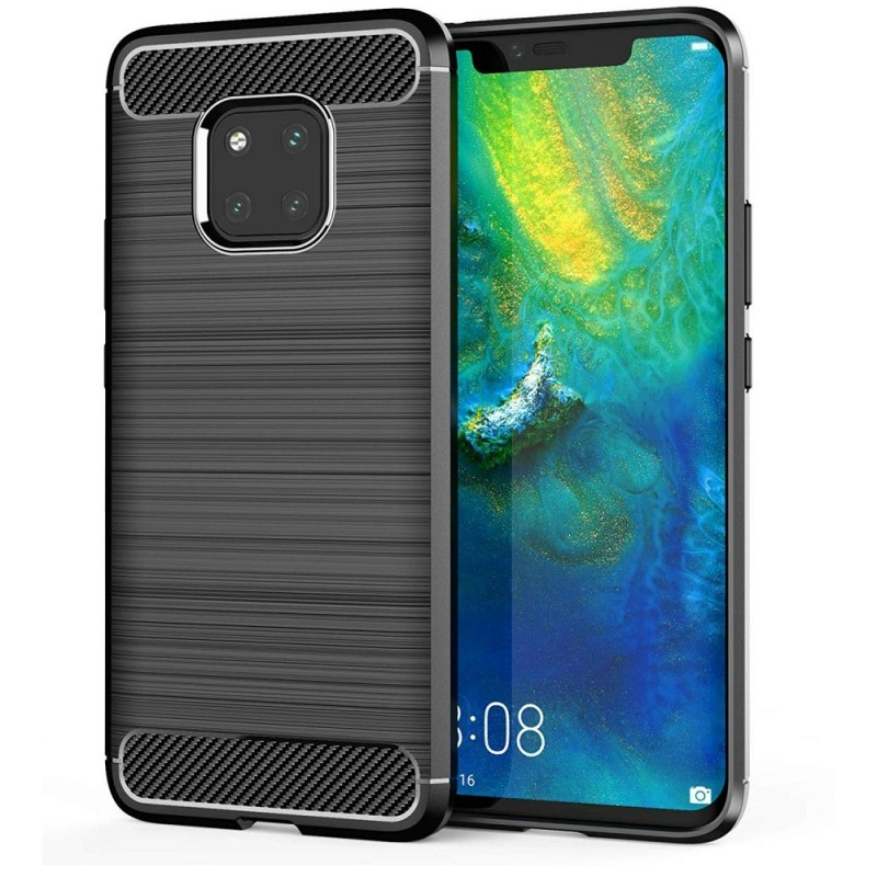 Carbon Case Back Cover (Huawei Mate 20) black