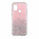 Wozinsky Star Glitter Shining Armor Back Cover (Samsung Galaxy M21) pink
