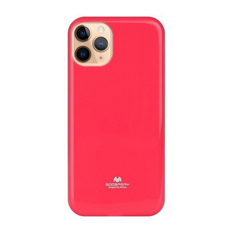 Goospery Jelly Case Back Cover (iPhone 11 Pro) pink