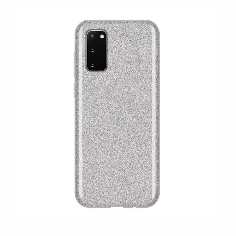 Glitter Shine Case Back Cover (Samsung Galaxy S21 FE) silver