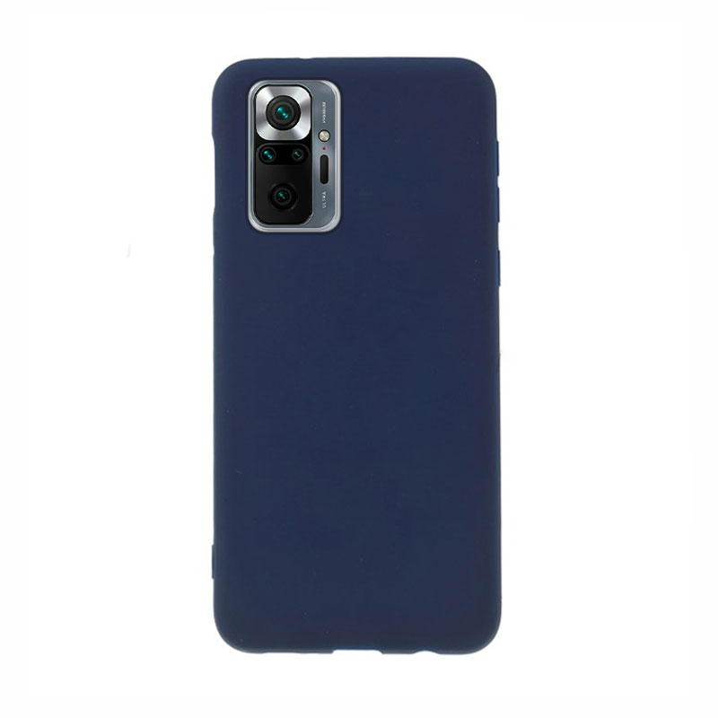 Soft Matt Case Back Cover (Xiaomi Redmi Note 10 Pro) dark-blue