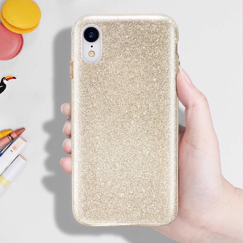 Glitter Shine Case Back Cover (Samsung Galaxy A03S) gold