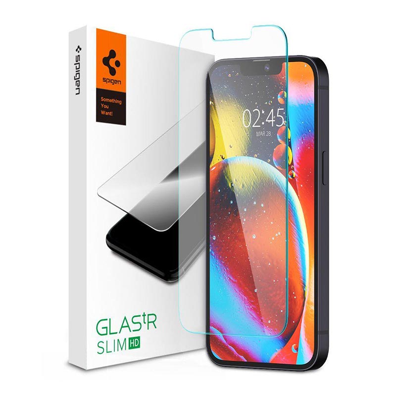 Spigen® GLAS.tR™ Slim Tempered Glass (iPhone 13 Mini)