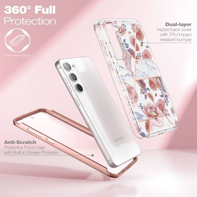 Tech-Protect Velar 360 Full Cover Case (Samsung Galaxy S23) marble