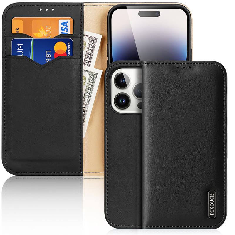 Dux Ducis Hivo RFID Blocking Wallet Case (iPhone 15 Pro) black