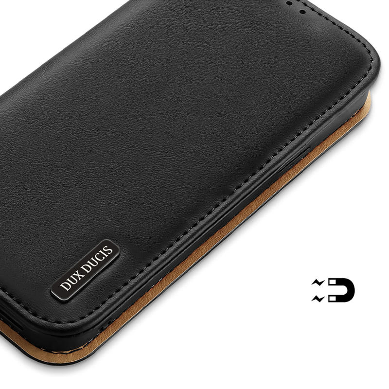 Dux Ducis Hivo RFID Blocking Wallet Case (iPhone 15 Pro) black