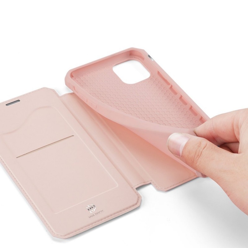 DUX DUCIS Skin X Book Cover (iPhone 11) pink