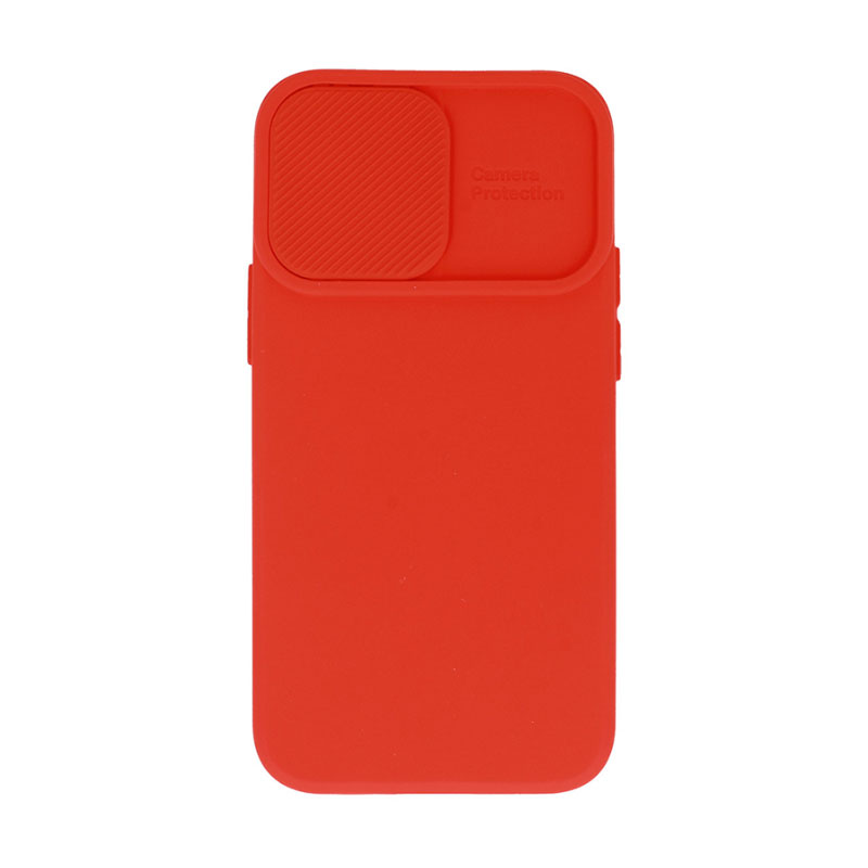 Camshield Soft Case Back Cover (iPhone 13 Pro) red