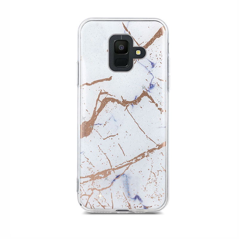 Marmur Case Back Cover (Samsung Galaxy A6 plus 2018) white