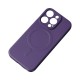 Silicone Magsafe Back Cover Case (iPhone 13) purple